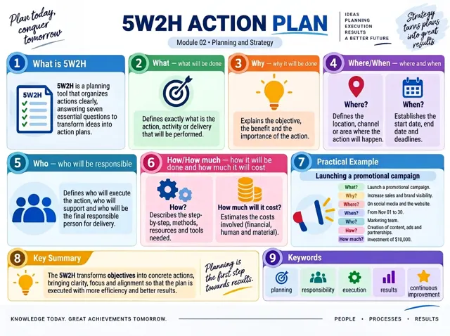 Visual map: 5W2H